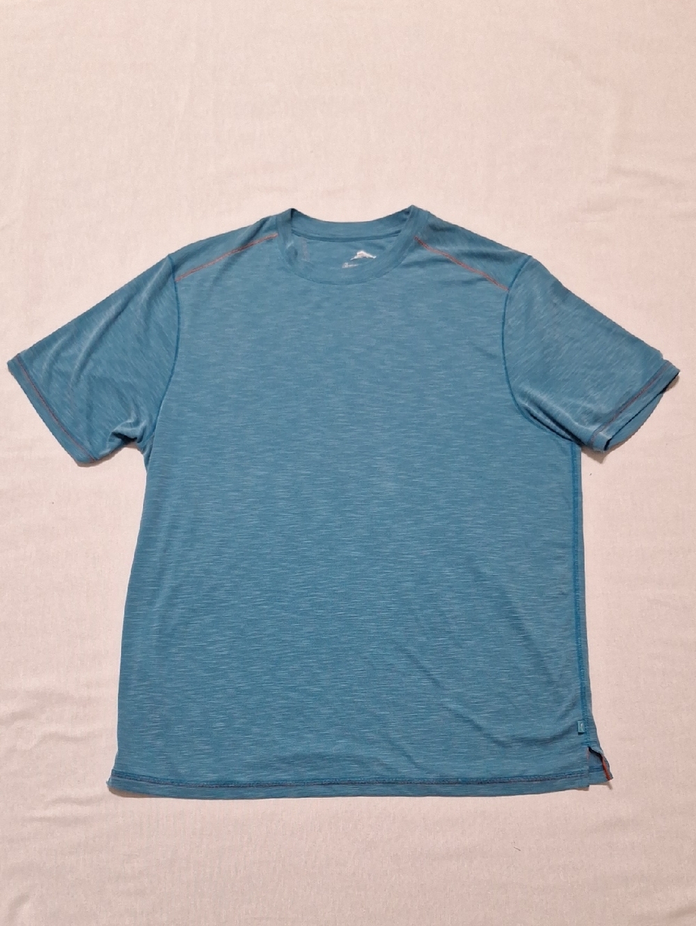 Tommy Bahama Short Sleeve Crew Tee - Teal Blue